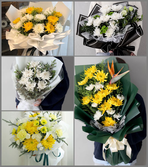 山东青岛平度市同和街道王家柳疃村白事花束代送